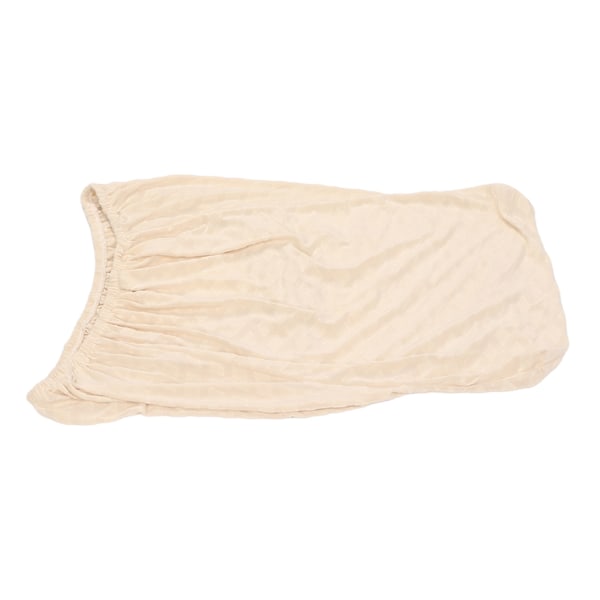 Sittpufföverdrag med lutande armstöd, rombmönster, universellt, tjockt, mjukt, andningsbart, stretchigt, sidostolsskydd för kök, beige