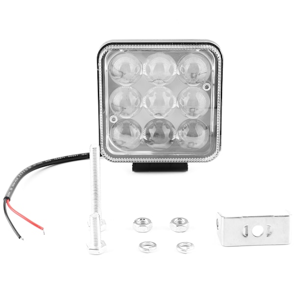 27W LED Linse Universal Arbeidslys Bar Auto Kjørelys Svart Bil Lastebil Modifikasjon