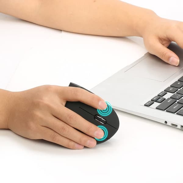 Langaton pystyhiiri Ergonominen ladattava 3 DPI O
