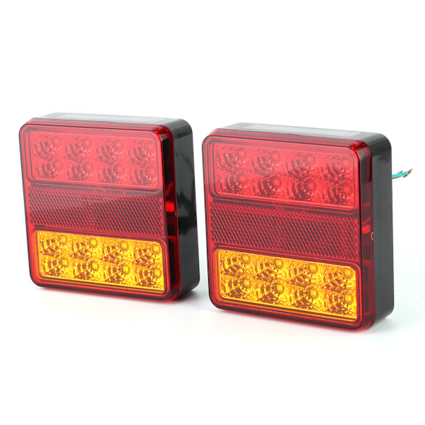 22LED Baklykt Nummerplate Lampe Høy Lysstyrke IP67 Vanntett for Lastebiler Tilhenger Lorry