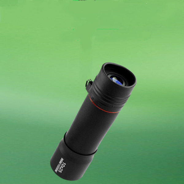 Bærbar monokular, robust 10x25 monokular, monokulær teleskop