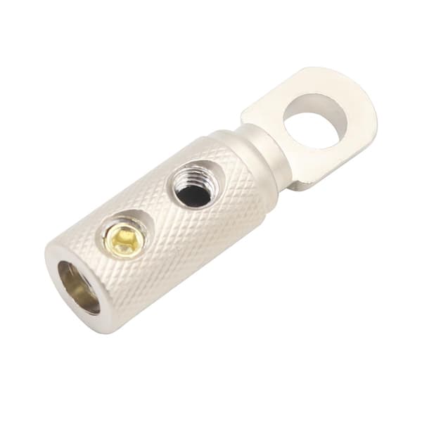 Kraftige 5/16 ringterminalstik til sikre strøm- og jordforbindelser, 4 stk., sort 8GA-5/16 Ring 2PCS