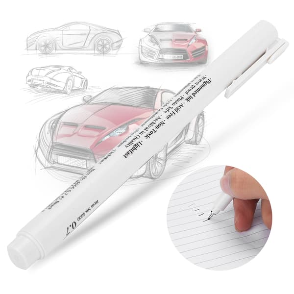 Micron Liner Tegnemarkører Fin Spids Sort Blæk til Sketching Anime Illustration(0,7mm)
