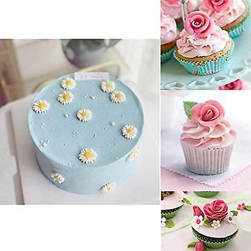 2 stk. Roseblomstformet Fondant 3D DIY Silikonform