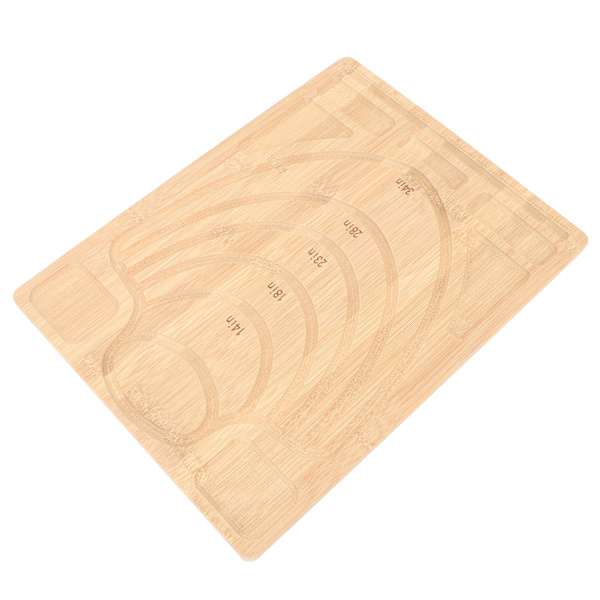 Perleplader til smykkefremstilling Multifunktion DIY Bambus Combo Perleplade til halskæde armbånd Fremstilling Smykke Display Bakke