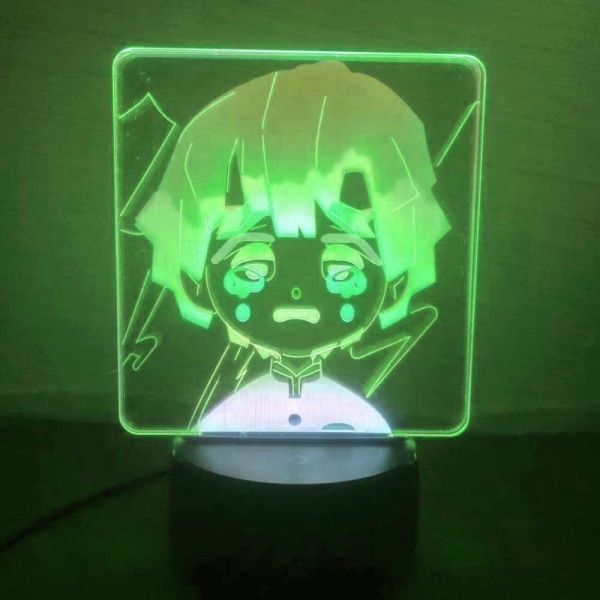 Födelsedagsdekor, DS Figure Merch-lampa, 3D Illusion Lamp Anime