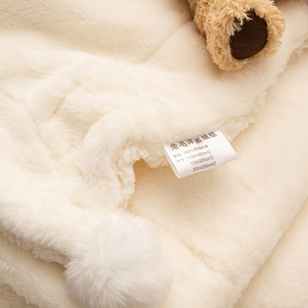 Luksuriøst, blødt imiteret pels-tæppe - Fuzzy Plys og Eleg 9395 | Fyndiq