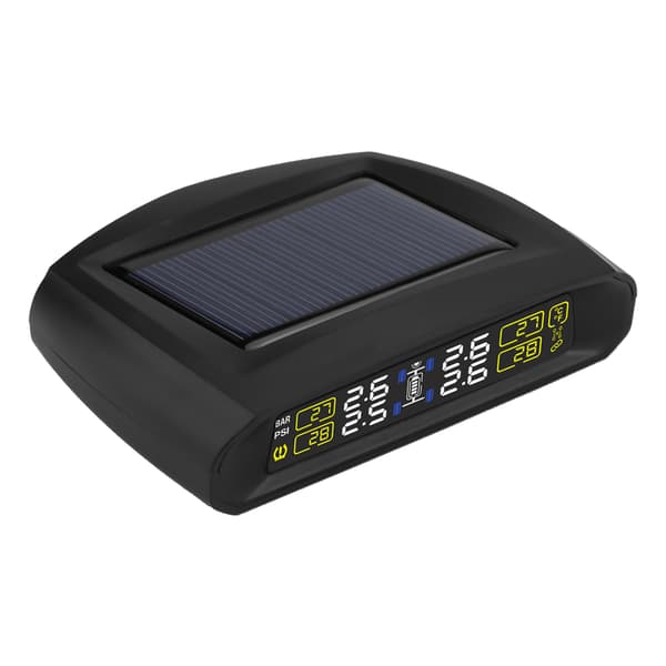 Trådlöst solenergidrivet TPMS-däcktrycksövervakningssystem med 4 externa sensorer