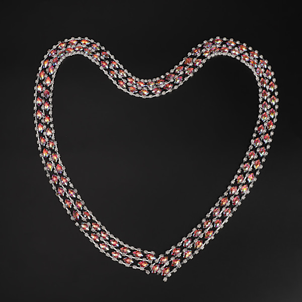 DIY Imitert Diamant Mesh Wrap Rull Krystall Rhinestones Bånd Bryllupsdekor
