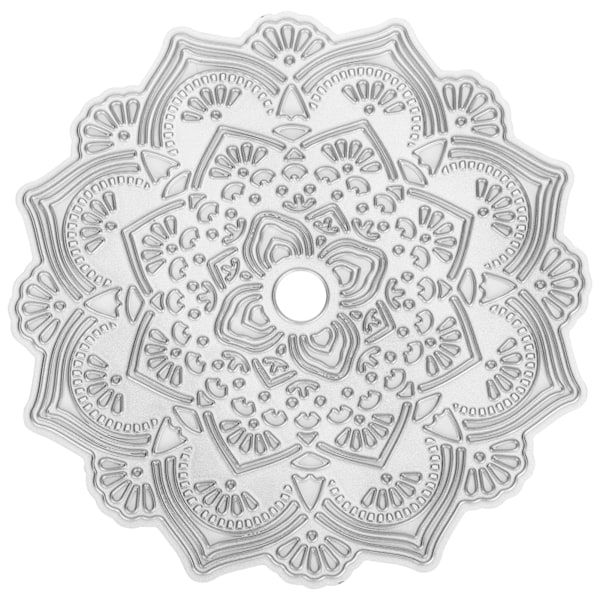 Metallskärningsform Blomstencil DIY Scrapbooking Präglingspapperskortmall