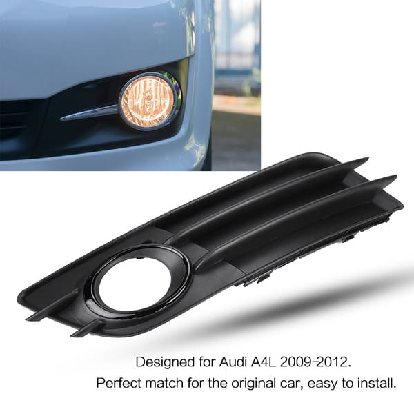 Høyre tåkelyslampegitter med blank svart ring for A4L 2009-2012