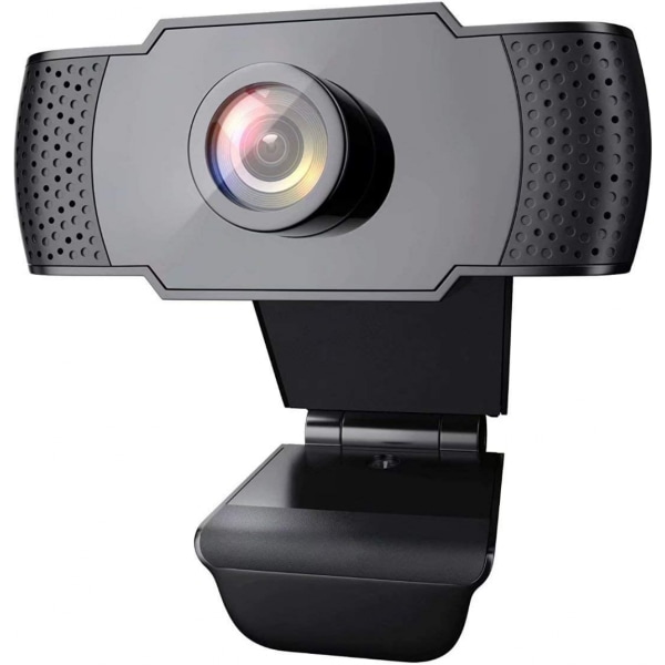 1080P webbkamera med mikrofon, USB 2.0 stationär bärbar dator