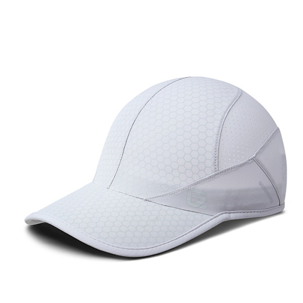 Stretch Running Hat med mjuk skärm, snabbtorkande, ostrukturerad, B