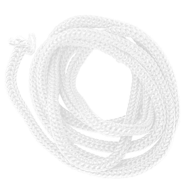 Polypropylenrep snöre flätat PP-sladd dragsko DIY handgjord kläddekoration (vit, 900D)