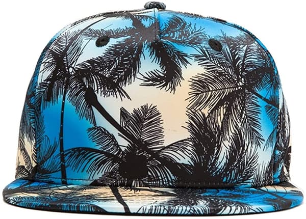 Klassisk Snapback-hatt Hip Hop Flat Bill Visor Cap - Unisex Annons Blue