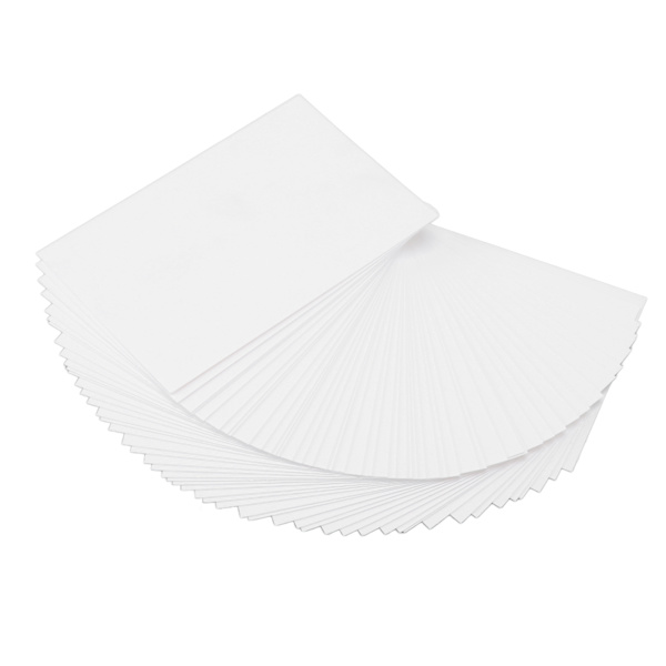 50 stk. Hvit kartongpapir 15x10cm Multi Purpose Håndlaget Papp for Bryllupsinvitasjoner Visittkort Gratulasjonskort