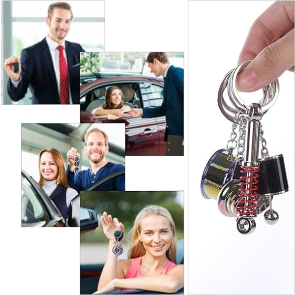 Autodeler Metall Nøkkelringsett
