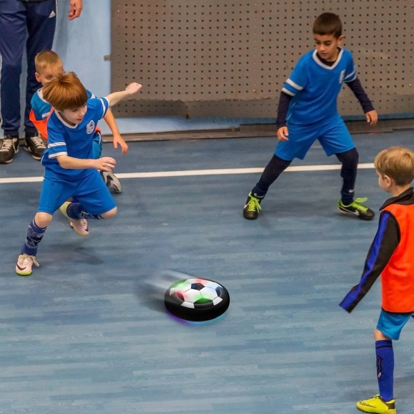 Sport Barn Levitera Suspendera Fotboll Luftkudde Flytande LED-svävare Fotboll Power Spela fotboll