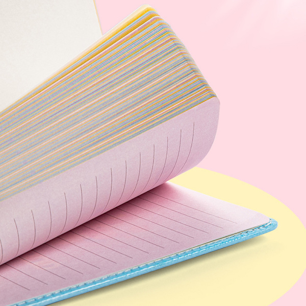 Stress Relief Notebook A6 Størrelse Sød Dyr Stress Relief Tegneserie Farvede Sider Sød Notebook Lille Dinosaur
