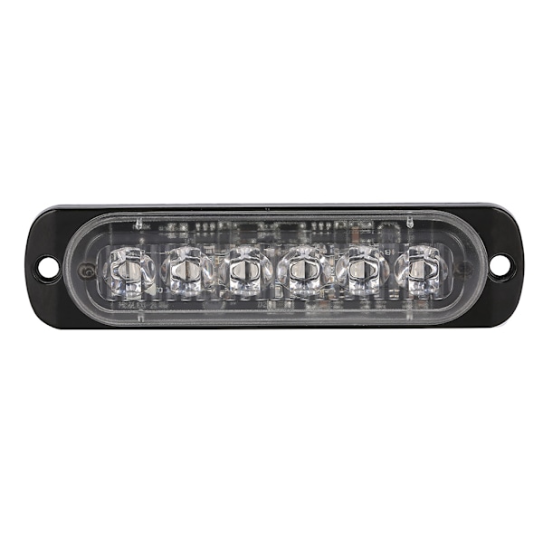 4 kpl 12-24V Auton 6 LED Vilkku Strobe Hätävaroitussävyristikko Vilkkuva Valopalkki Sininen