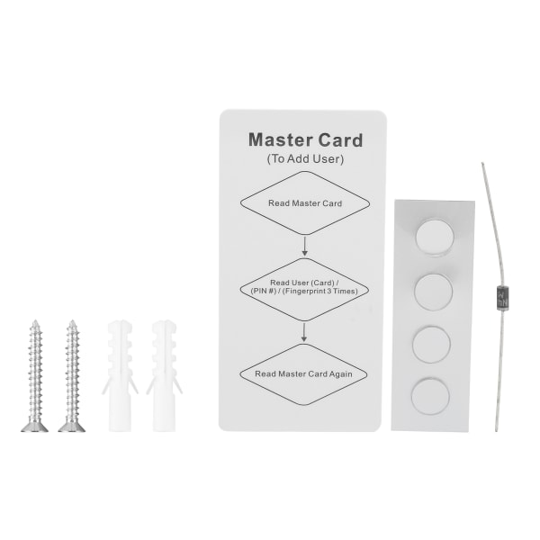 125KHZ RFID-adgangskontrolmaskine IP66 Vandtæt 3-farvet LED-indikator med Master Card