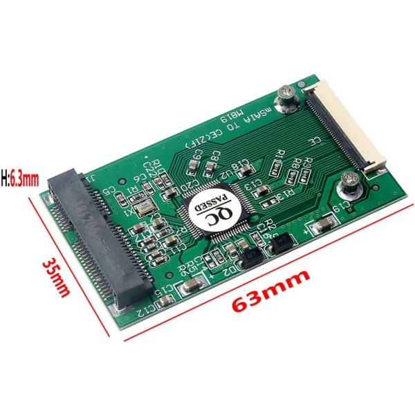 MSATA til CE ZIF PCI-E 1.8\" SSD til 40 Pin ZIF CE Konverterkort SSD HDD Adapter Konvertermodul