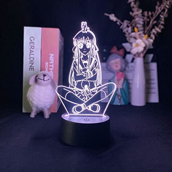 Touch Sensor 3D Bildlampa Honda Tohru Japansk Anime Proj