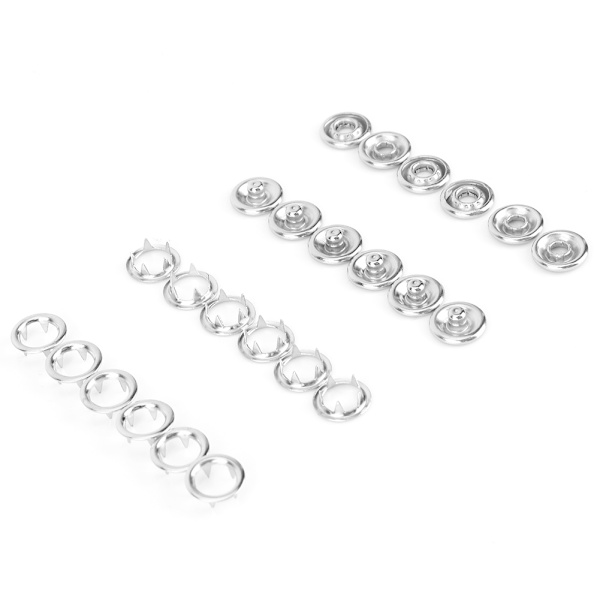 200 stk 9,5 mm hule pigg trykknapp feste for baby heldress