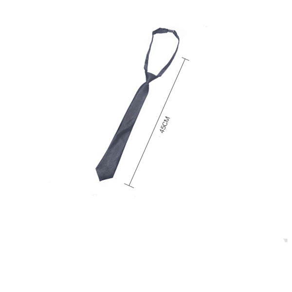 Pojkars justerbara enfärgad slips 36-50 cm