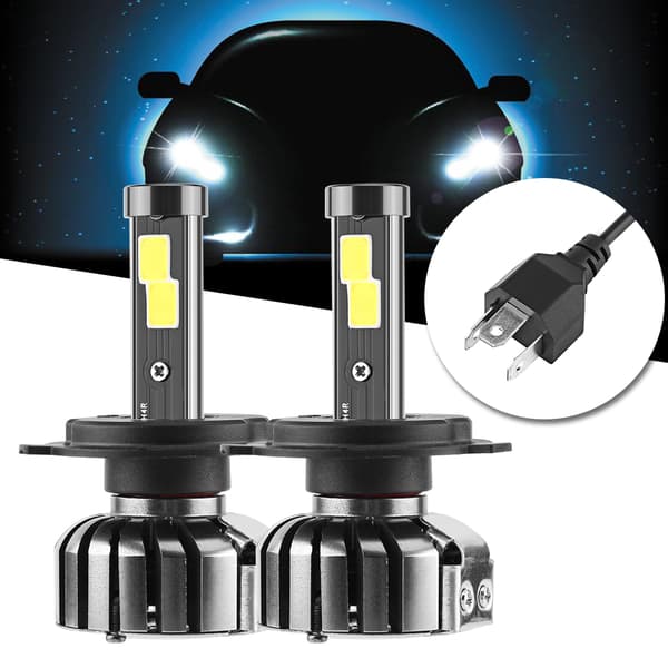Super Lys 8000lm Bil N7 LED Hovedlys H4 COB Frontlys Auto Pærer DRL Tåkelys