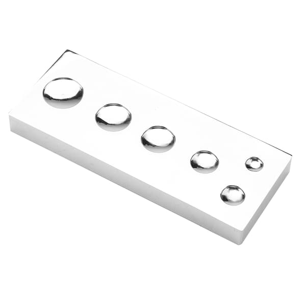 6 Hullers Snap Nitte Fastener Knapper Holder Montering Base Installationsværktøj til Læderhåndværk