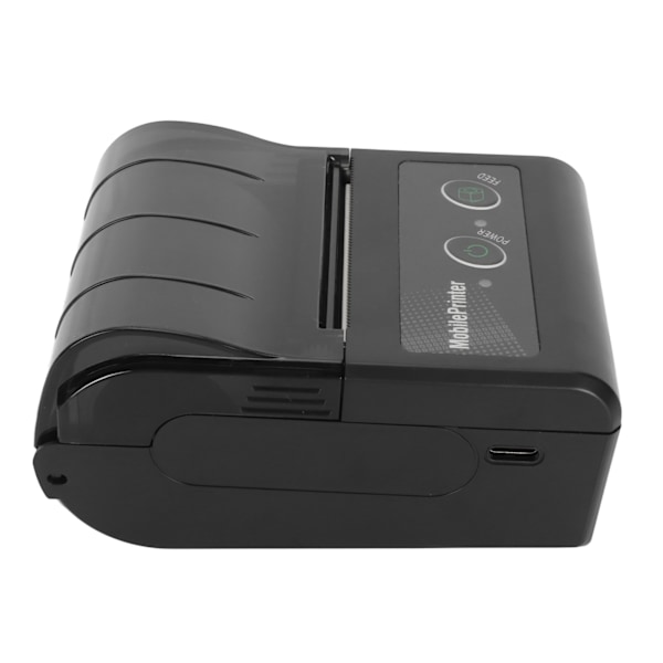 58mm Mini Termisk POS-printer Håndholdt Bluetooth Kvitteringsprinter Lommeprinter til Mobiltelefoner Tablet-pc'er 100-240V