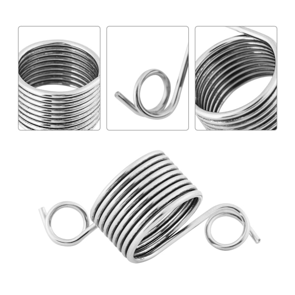 1 st rostfritt stål fingerborg garn stickning guide ring hantverk sömnad verktyg
