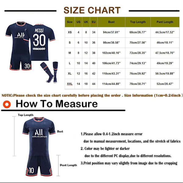 Miami Home and Away No.10 Lionel Messi International Major League Soccer Jerseys Set Vuxen Jersey(Strumpor ingår),Svart,L