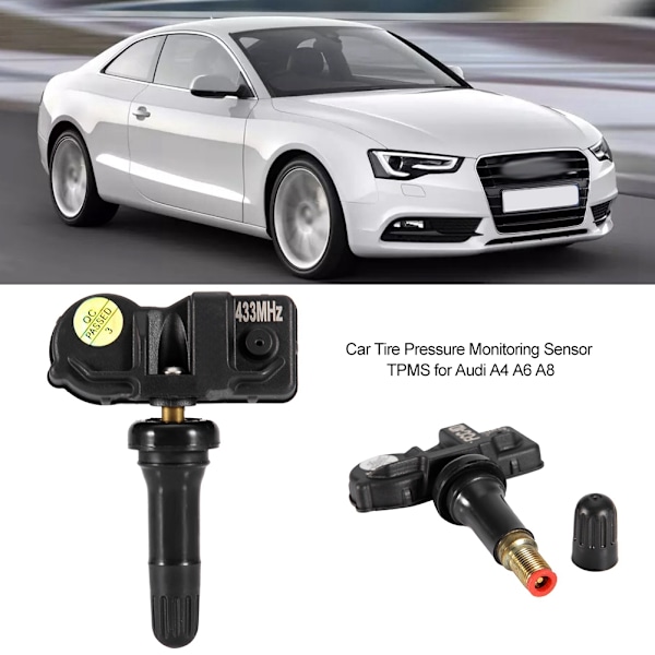7P0907275 433MHz Däcktrycksövervakningssystem (TPMS) för Audi A4 A6 A8