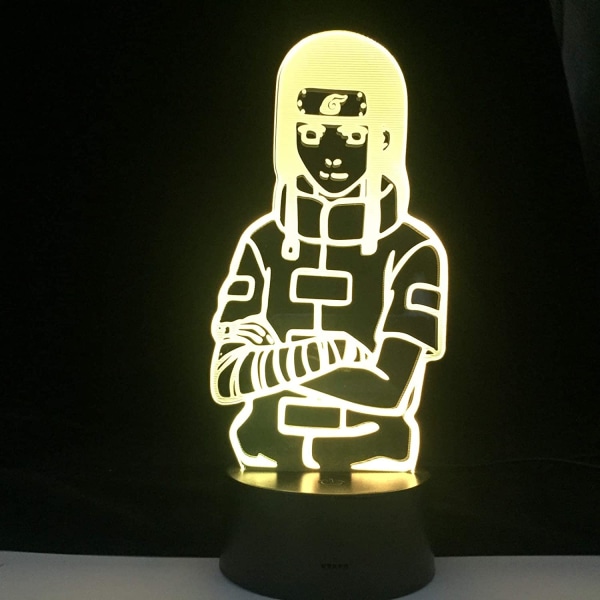 Coola saker för sovrum Naruto Stuff 3D visuell lampa touch L