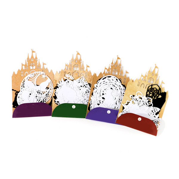 10 ark svart katt scrapbooking papper ihålig ut tidskrift papper dekorativt scrapbooking papper för DIY-kort fotoalbum