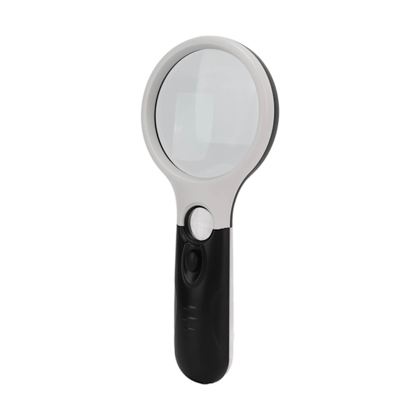 Ljusförstoringsglas LED-ljus Akryl Dubbel optisk lins Hög transparens Bärbar förstoringsglas med ljus