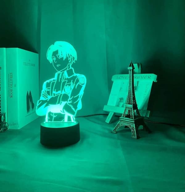 Levi Ackerman 3D Anime Natlampe Attack On Titan Japansk
