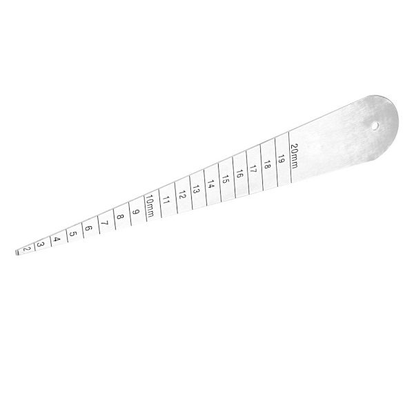Ruostumattomasta teräksestä valmistettu rakoavain, 1/16-3-4 laippa-avain, sisähalkaisijan mitta 2-20 mm