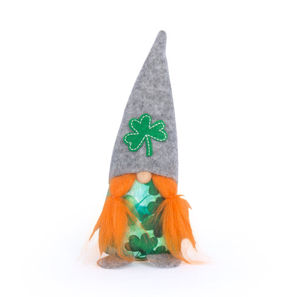 St. Patrick's Day Gnome Dekoration Green Clover Sp A