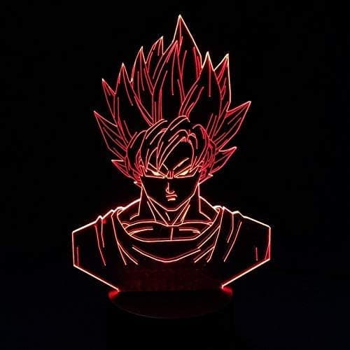 Inspirerende DB Hero 3D lampe Drengegave 7 Farver Optisk Il