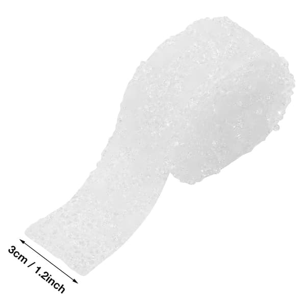 1 meter 30mm diamantnett rull glitrende krystallrhinestone bånddekorasjon (hvit)