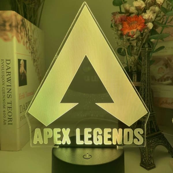 3D Apex Legends Natlampe LED Farveskiftende Lys til Gam