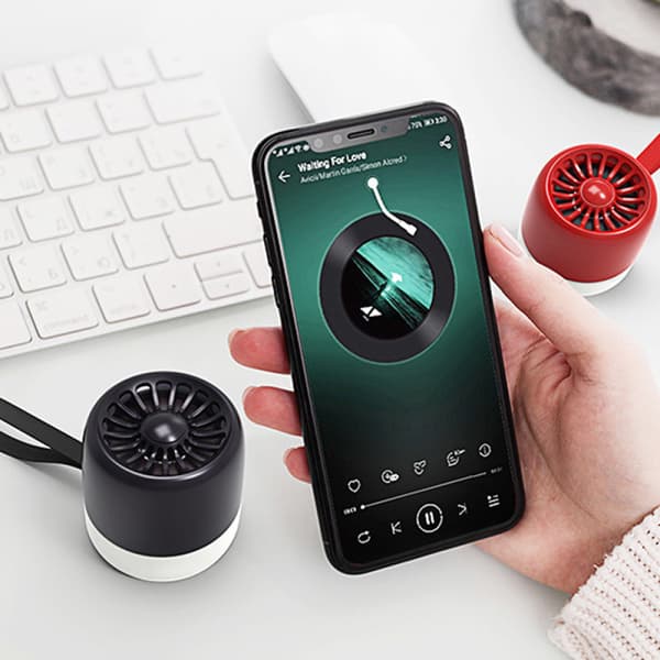 Bluetooth-høyttaler med høy stereolyd, bærbare høyttalere blå