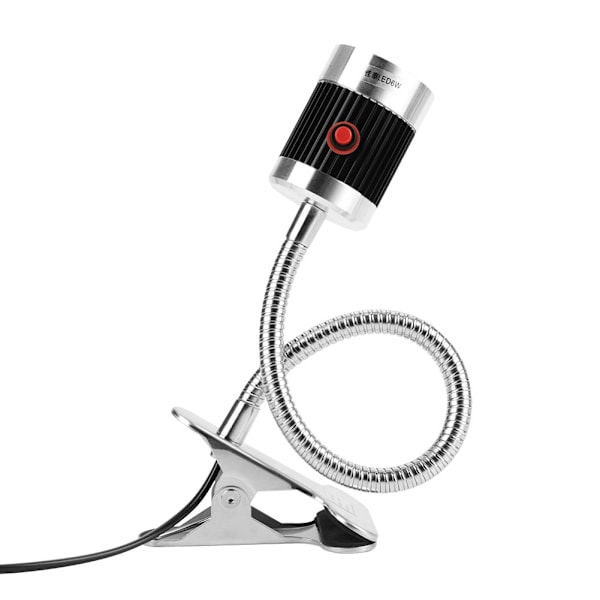 LED-maskinarbeidslys Svanehalsklips/Fast baseklemmebryterlampe (#03)
