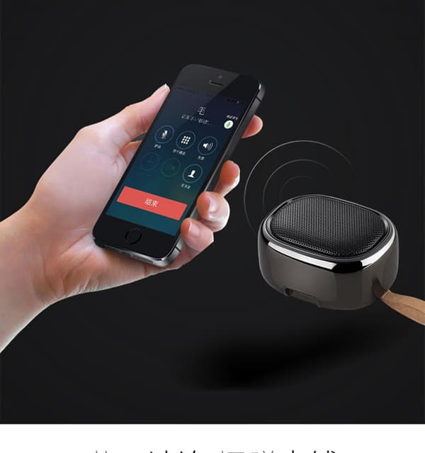 Trådløs Bluetooth-høyttaler, håndfri samtale, Aux-linje, Tf C