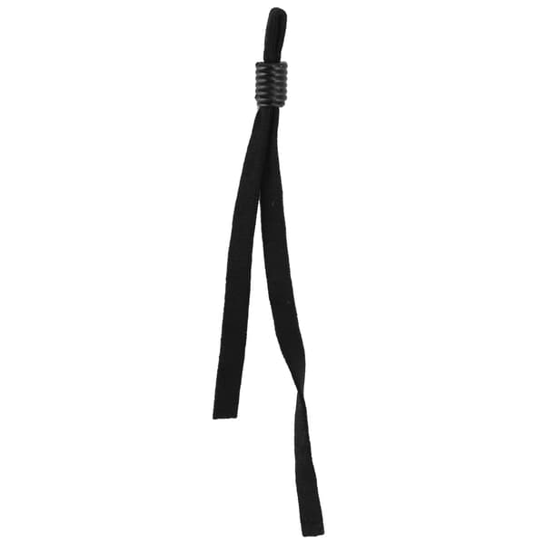 200 st elastiska band med justerbart spänne, stretchig öronögla, rep, snöre för sömnad, svart cylindrisk