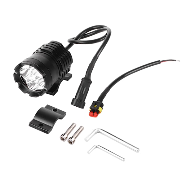 CNC-alumiininen 40W 4 LED-moottoripyörän ajovalo etuvalo päävalo