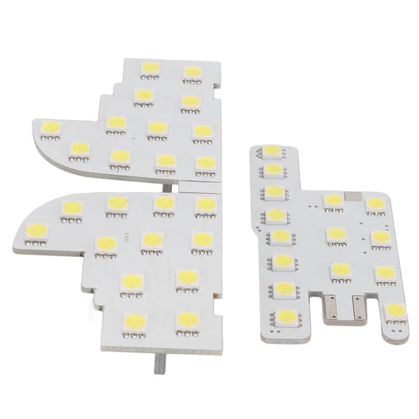 3-pakks sett 48SMD 39LED Bil Interiør Leselys 12V 5W Hvit 8000LM Taklamper Erstatning for CRV 2017+